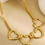 Best Gold Heart Necklace Women's 18K Gold Heart Necklace Women’s Best Trending Gift for Lady Girl Mother Wife,Birthday Travel Vacation Bridal Wedding Party Daily Office Work School,Spring Summer Fall Winter Holiday Sale,Mason & Madison Co.