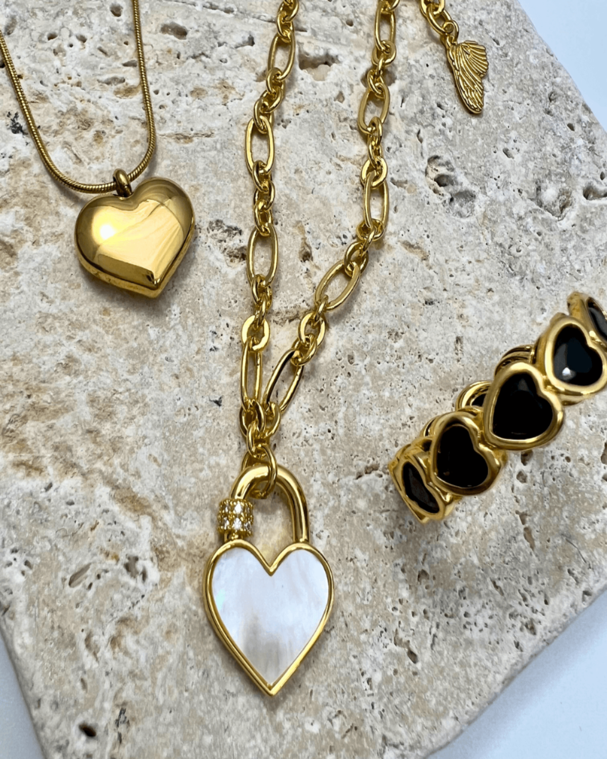 Best Gold Heart Jewelry Bundle Set Gift Trends for Women, Lady, Wife, Mom | Women’s BEST Trending Trendy Gold Heart Jewelry Bundle Set Jewelry Gift on Sale for Women, Lady, Mother, Wife | Mason & Madison Co.