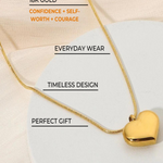 Best Gold Heart Pendant Necklace Gift Trends for Women, Lady, Wife, Mom | Women’s BEST Trending Trendy Gold Heart Pendant Necklace Gift on Sale for Women, Lady, Mother, Wife | Mason & Madison Co. 