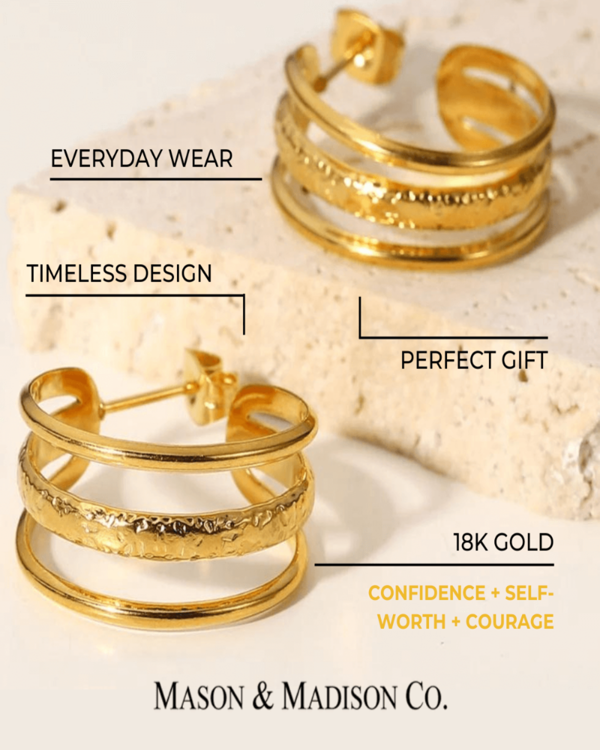 Best Gold Hoop Earrings Gift Trends for Women | #1 Women’s BEST Trending Trendy Gold Hoop Earrings Jewelry Gift on Sale for Women, Lady, Mother, Wife | 1# BEST Gold C-Hoop Earrings Jewelry Gift for Women | #1 Best Most Top Trendy Trending Aesthetic Yellow Gold Hoop Earrings Jewelry Gift for Women, Girls, Girlfriend, Mother, Wife, Ladies | Mason & Madison Co.
