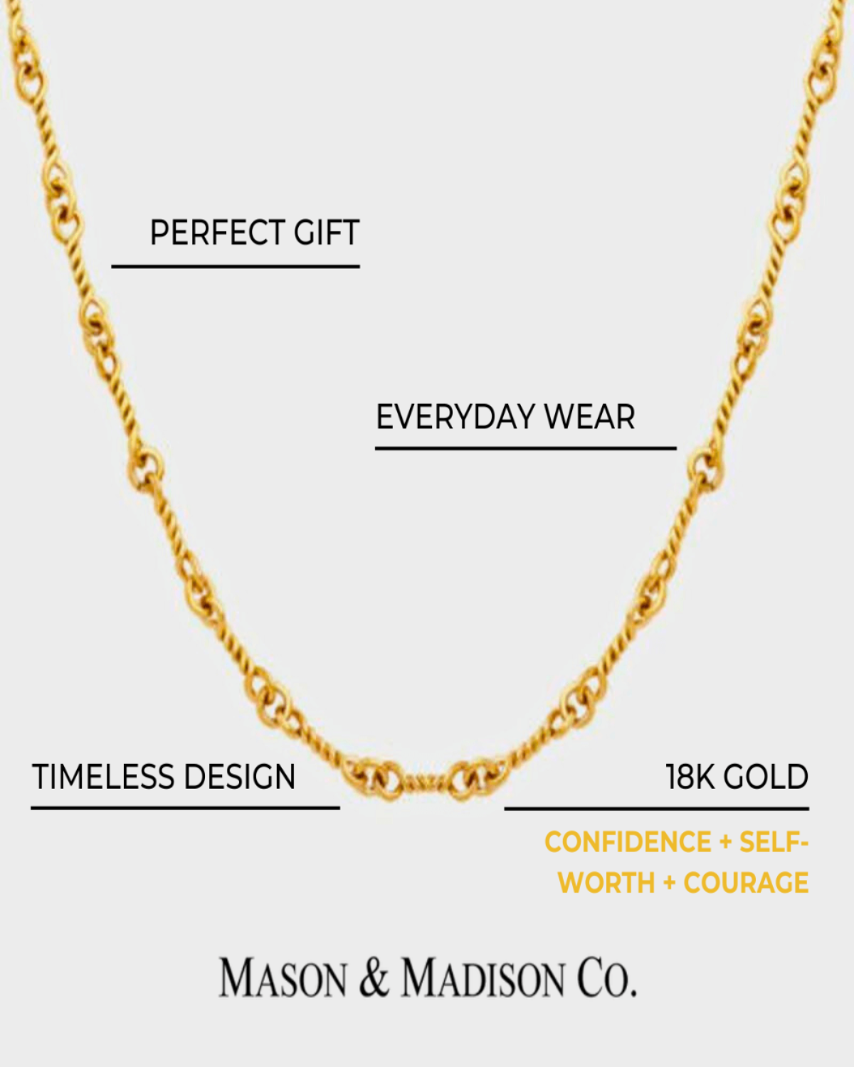 Best Gold Rope Chain Necklace Trends for Women, Lady, Wife, Mom | Women’s BEST Trending Trendy Gold Rope Chain Necklace Jewelry Gift on Sale for Women, Lady, Mother, Wife | Mason & Madison Co.