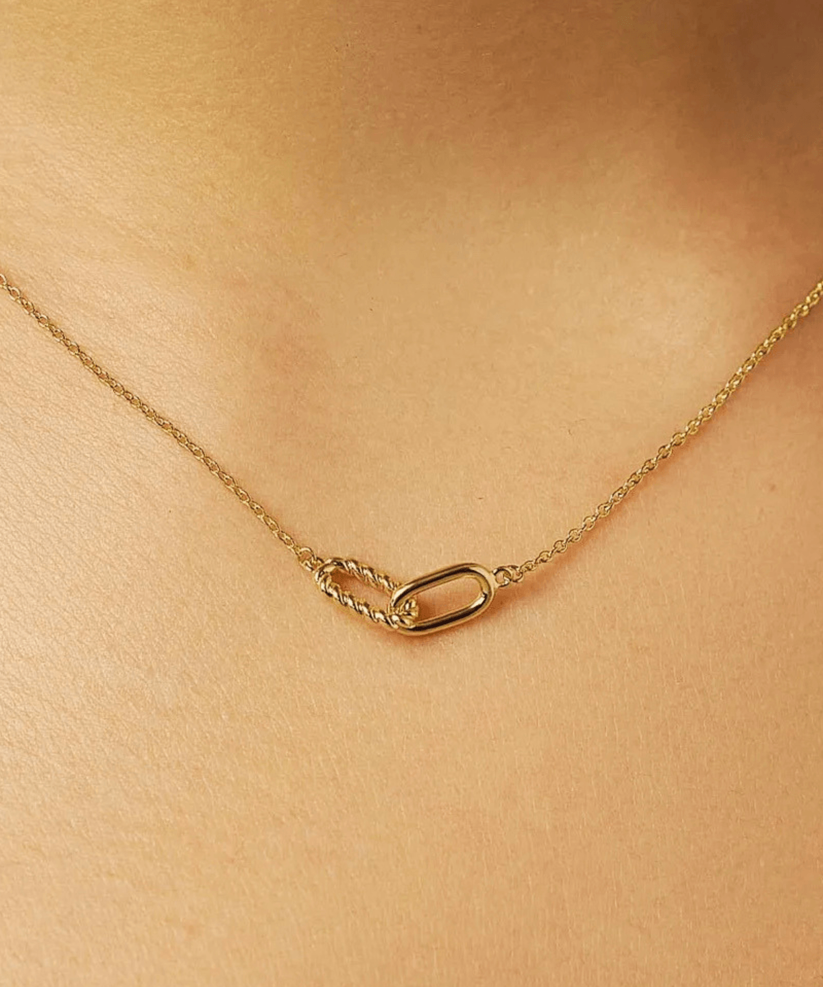 Best Gold Link Pendant Necklace Women's Gift
