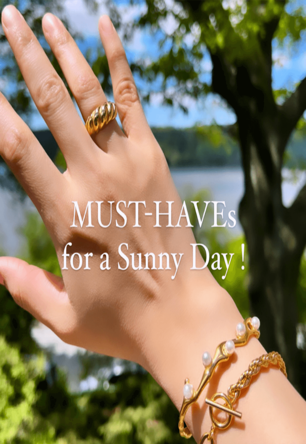 Ladies 18ct gold bracelets top