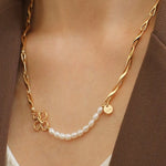 Best Pearl Chain Necklace Trends for Women, Lady, Wife, Mom | Women’s BEST Trending Trendy Pearl Chain Necklace Jewelry Gift on Sale for Women, Lady, Mother, Wife | Mason & Madison Co.
