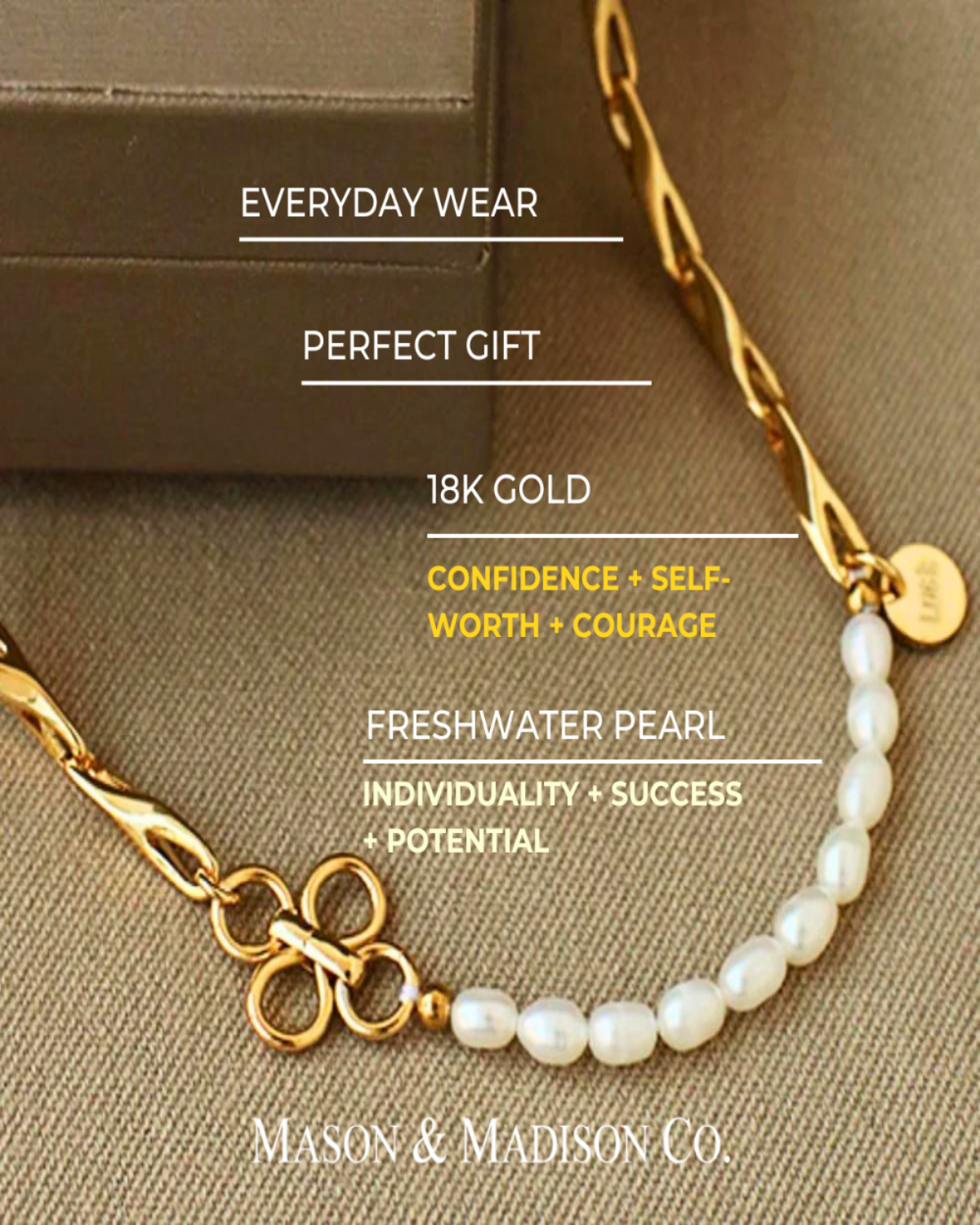 Best Gold Pearl Chain Shell Pendant Necklace Stacking Set Trends for Women, Lady, Wife, Mom | Women’s BEST Trending Trendy Gold Pearl Chain Shell Pendant Necklace Stacking Set Jewelry Gift on Sale for Women, Lady, Mother, Wife | Mason & Madison Co.