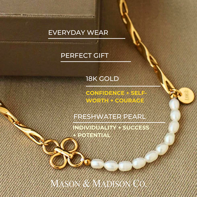 Best Gold Pearl Chain Necklace Gift Trends for Women | #1 Women’s BEST Trending Trendy Gold Pearl Chain Necklace Jewelry Gift on Sale for Women, Lady, Mother, Wife | 1# BEST Gold Pearl Chain Necklace Jewelry Gift for Women | #1 Best Most Top Trendy Trending Aesthetic Yellow Gold Pearl Chain Necklace Jewelry Gift for Women, Girls, Girlfriend, Mother, Wife, Ladies | Mason & Madison Co.