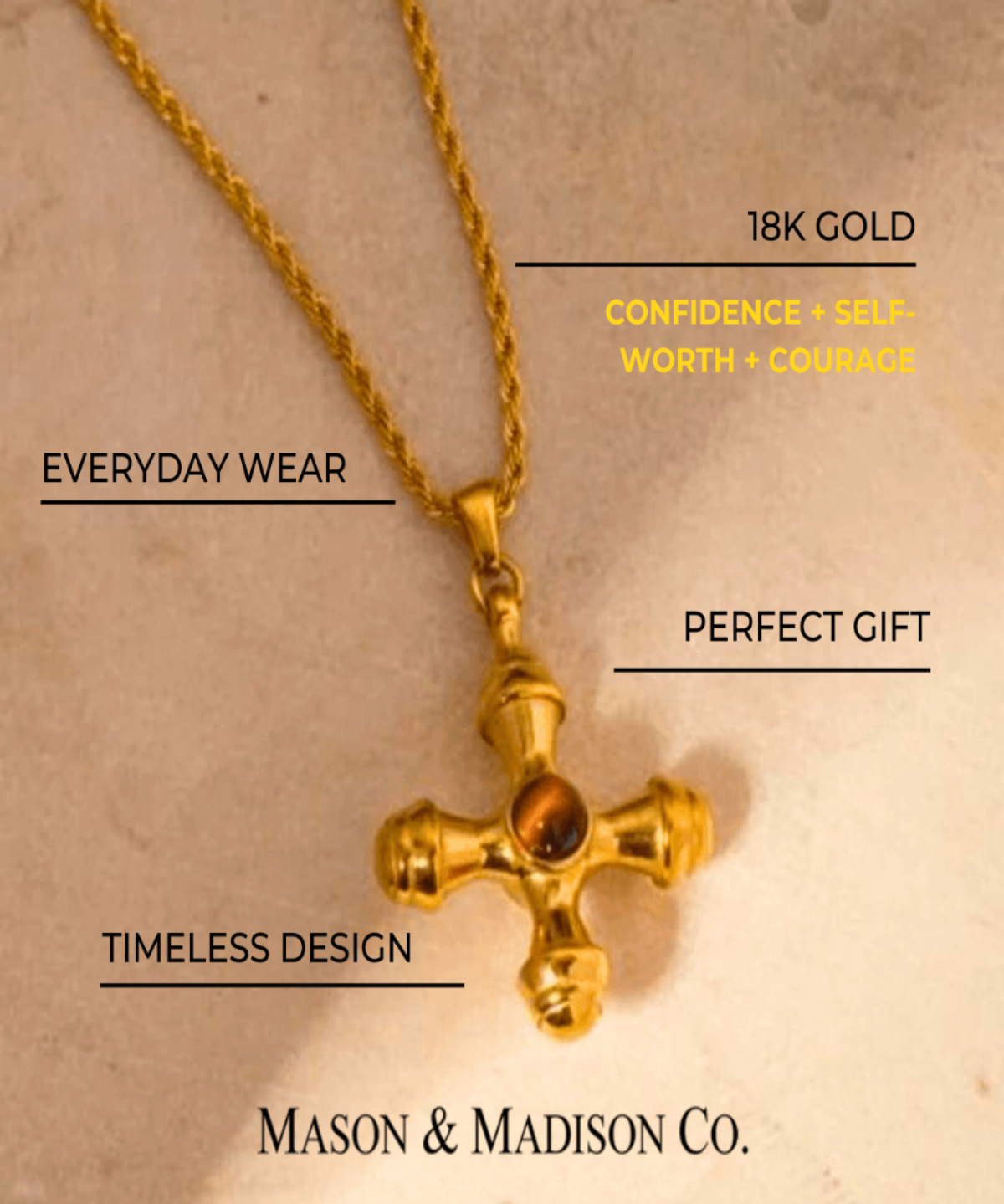 Best Gold Pendant Necklace Gift Trends for Women | #1 Women’s BEST Trending Trendy Gold Pendant Necklace Jewelry Gift on Sale for Women, Lady, Mother, Wife | 1# BEST Gold Pendant Necklace Jewelry Gift for Women | #1 Best Most Top Trendy Trending Aesthetic Yellow Gold Cross Pendant Necklace Jewelry Gift for Women Ladies, Mason & Madison Co.