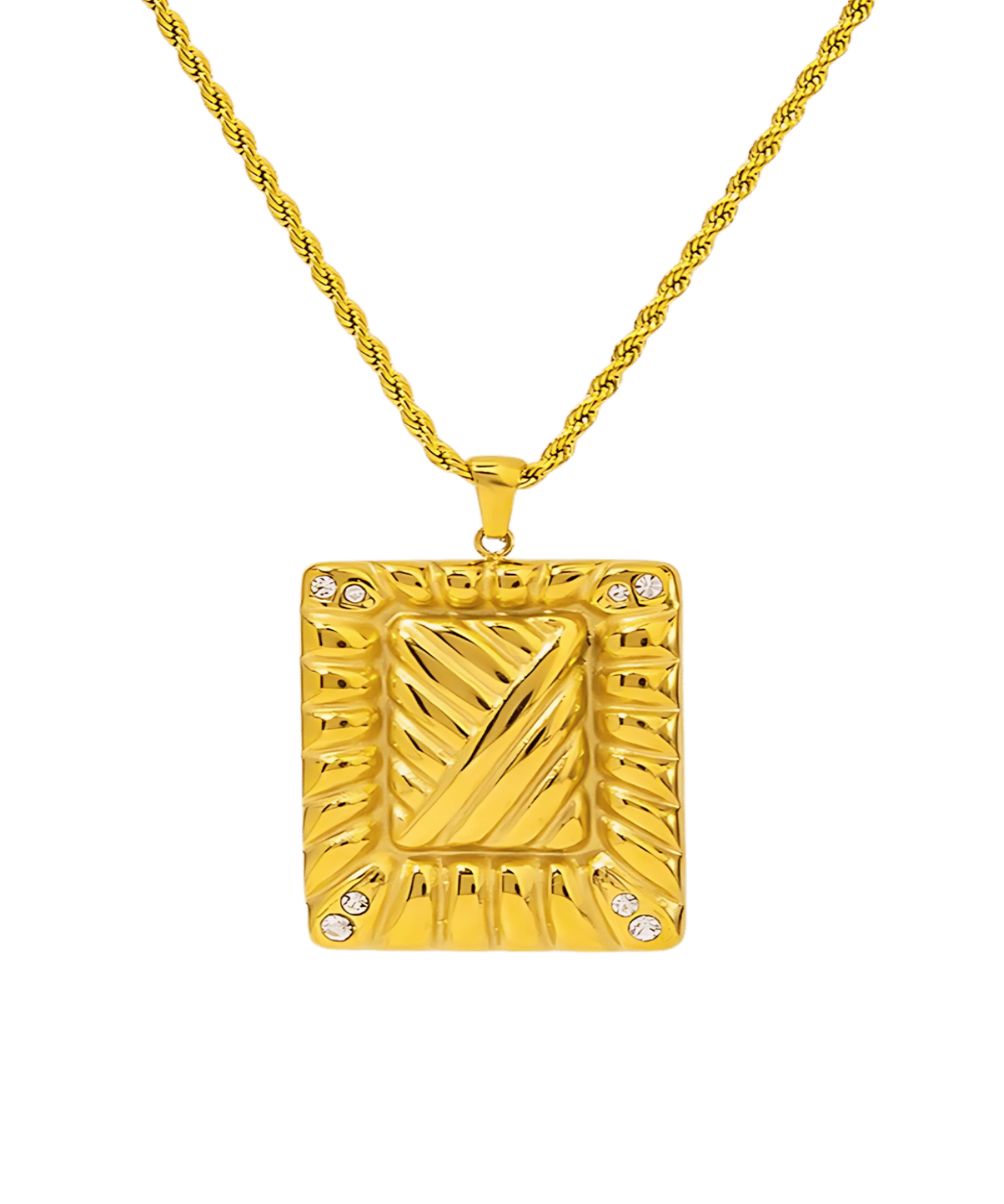 Best Gold Pendant Necklace Trends for Women | Women’s BEST Trending Trendy Gold Rectangle Pendant Necklace Jewelry Gift on Sale for Women, Lady, Mother, Wife | Mason & Madison Co.