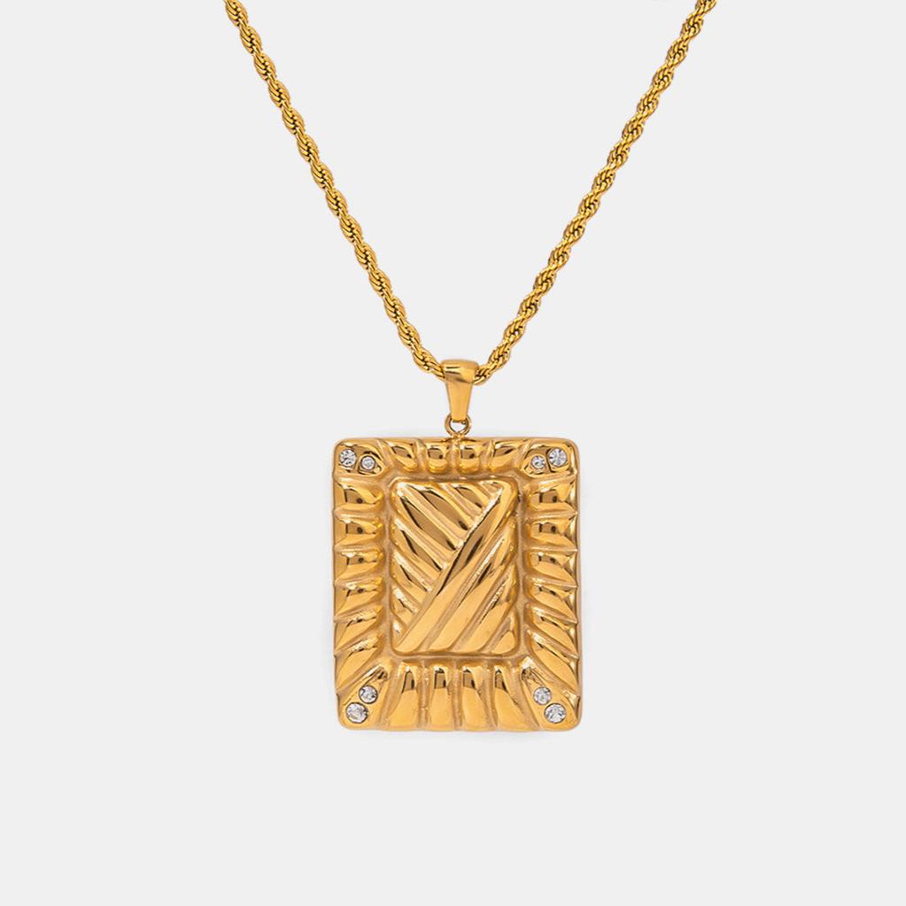 Designer gold pendant necklace top