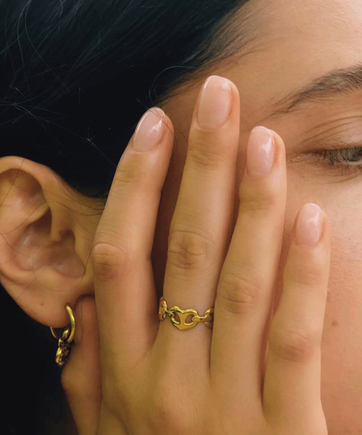 Best Gold Ring 18K Women's Gift for Birthday for Her/Mom/Wife