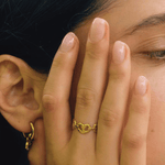 Best Gold Ring 18K Women's Gift for Birthday for Her/Mom/Wife