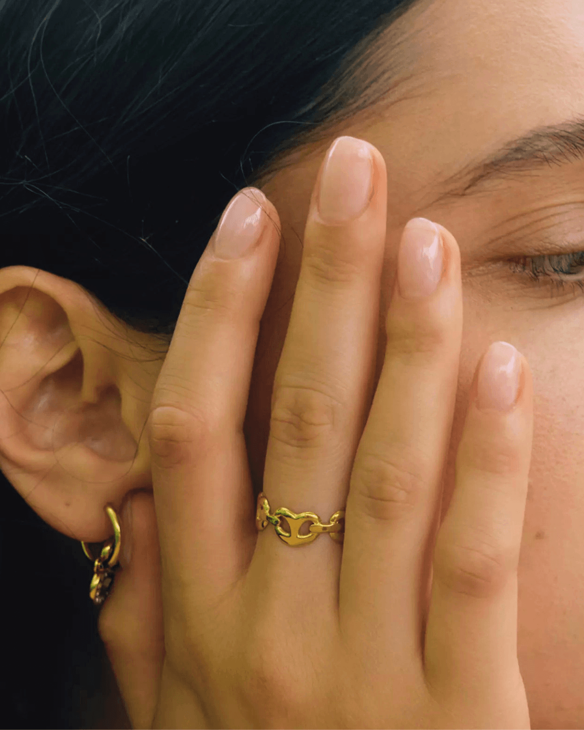 Best Gold Ring 18K Women's Gift for Birthday for Her/Mom/Wife