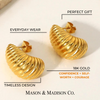 Best Gold Shell Stud Earrings Gift Trends for Women | #1 Women’s BEST Trending Trendy Gold Shell Stud Earrings Jewelry Gift on Sale for Women, Lady, Mother, Wife | 1# BEST Gold Shell Shore Spiral Stud Earrings Jewelry Gift for Women | #1 Best Most Top Trendy Trending Aesthetic Yellow Gold Stud Earrings Jewelry Gift for Women, Girls, Girlfriend, Mother, Wife, Ladies | Mason & Madison Co.