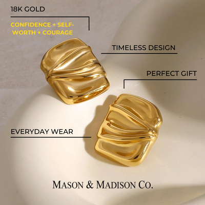 Best Gold Stud Earrings Gift Trends for Women, Lady, Wife, Mom | Women’s BEST Trending Trendy Gold Stud Earrings Jewelry Gift on Sale for Women, Lady, Mother, Wife | Mason & Madison Co.