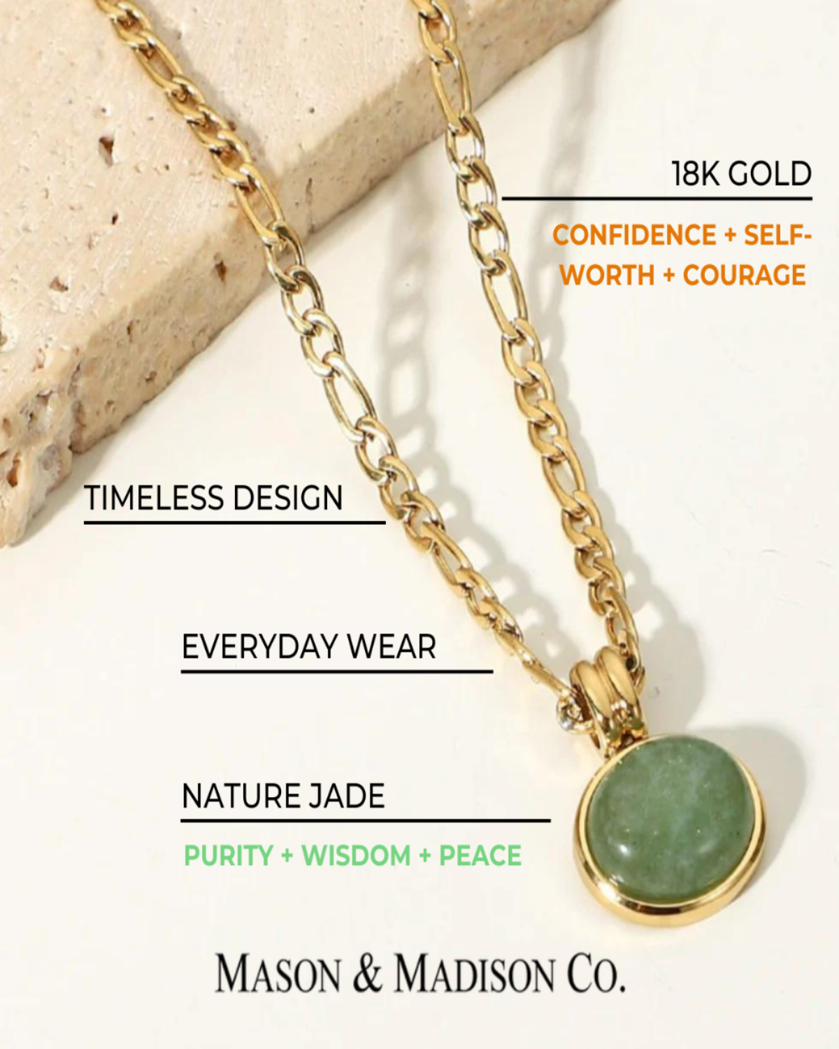 Best Jade Pendant Necklace Trends for Women, Lady, Wife, Mom | Women’s BEST Trending Trendy Jade Pendant Necklace Jewelry Gift on Sale for Women, Lady, Mother, Wife | Mason & Madison Co.