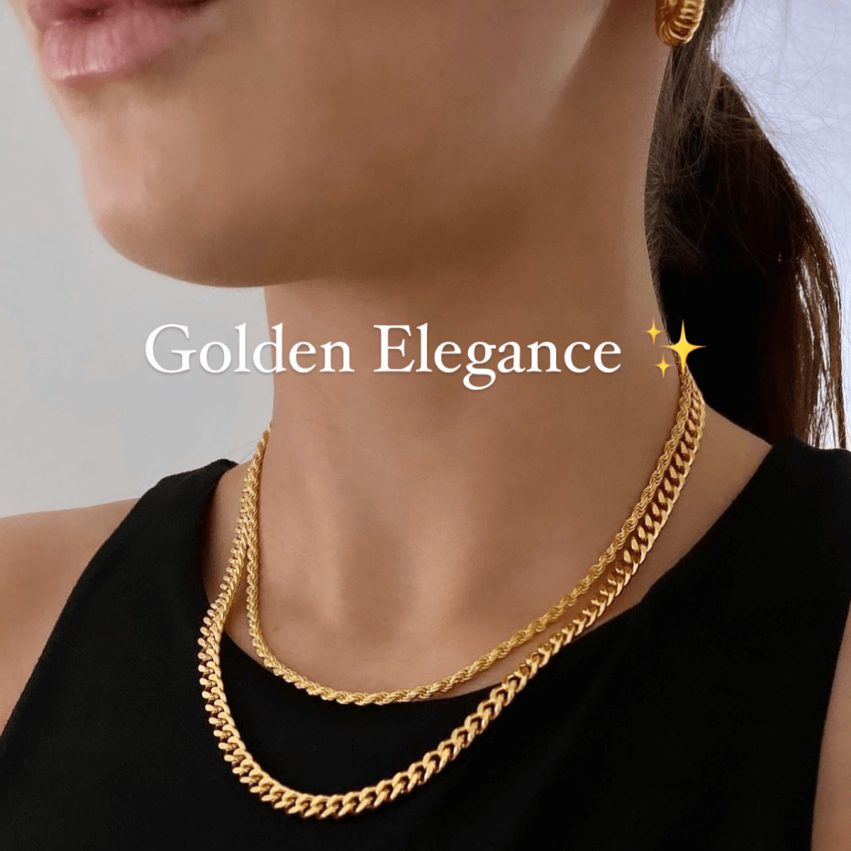 Gold chain for ladies online discount