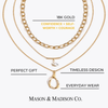 Best Layered Gold Necklaces Set Gift Trends for Women | #1 Women’s BEST Trending Trendy Layered Layering Gold Chain Pendant Necklaces Set Jewelry Gift on Sale for Women, Lady, Mother, Wife | 1# BEST Gold Layered Layering Chain Necklace Jewelry Gift for Women | #1 Best Most Top Trendy Trending Aesthetic Yellow Gold Layered Layering Necklace Jewelry Gift for Women, Mother, Wife, Ladies | Mason & Madison Co.