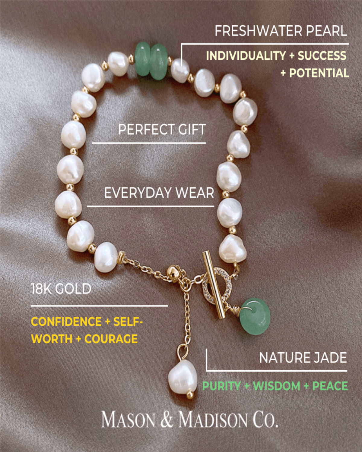 Sj pearl jade bracelet new arrivals