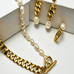 Best Pearl Chain Set Gift Trends for Women | #1 Women’s BEST Trending Trendy Pearl Gold Chain Set Bundle Jewelry Gift Set on Sale for Women, Lady, Mother, Wife | 1# BEST Pearl Gold Chain Jewelry Bundle Set Gift for Women | #1 Best Most Top Trendy Trending Aesthetic Yellow Gold Pearl Chain Necklace, Earrings, Ring Jewelry Gift for Women, Mother, Wife, Ladies | Mason & Madison Co.