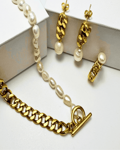 Best Pearl Chain Set Gift Trends for Women | #1 Women’s BEST Trending Trendy Pearl Gold Chain Set Bundle Jewelry Gift Set on Sale for Women, Lady, Mother, Wife | 1# BEST Pearl Gold Chain Jewelry Bundle Set Gift for Women | #1 Best Most Top Trendy Trending Aesthetic Yellow Gold Pearl Chain Necklace, Earrings, Ring Jewelry Gift for Women, Mother, Wife, Ladies | Mason & Madison Co.