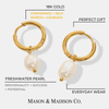 Best Pearl Drop Hoop Earrings Gift Trends for Women | #1 Women’s BEST Trending Trendy Gold Pearl Drop Hoop Earrings Jewelry Gift on Sale for Women, Lady, Mother, Wife | 1# BEST Gold Pearl Earrings Jewelry Gift for Women | #1 Best Most Top Trendy Trending Yellow Gold Pearl Drop Earrings Jewelry Gift for Women, Girls, Girlfriend, Mother, Wife, Daughter, Ladies | Mason & Madison Co.