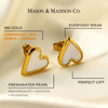 Best Pearl Heart Stud Earrings Gift Trends for Women | #1 Women’s BEST Trending Trendy Gold Pearl Heart Stud Earrings Jewelry Gift on Sale for Women, Lady, Mother, Wife | 1# BEST Gold Pearl Heart Earrings Jewelry Gift for Women | #1 Best Most Top Trendy Trending Aesthetic Yellow Gold Shell Heart Stud Earrings Jewelry Gift for Women, Girls, Girlfriend, Mother, Wife, Daughter, Ladies | Mason & Madison Co.