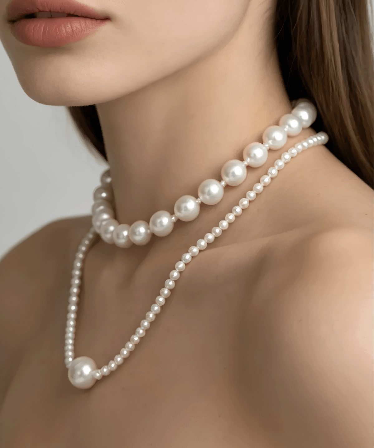 Best Pearl Layered Necklace Women's | Tarnish-Free, Waterproof, Hypoallergenic, Sustainable, High Quality 