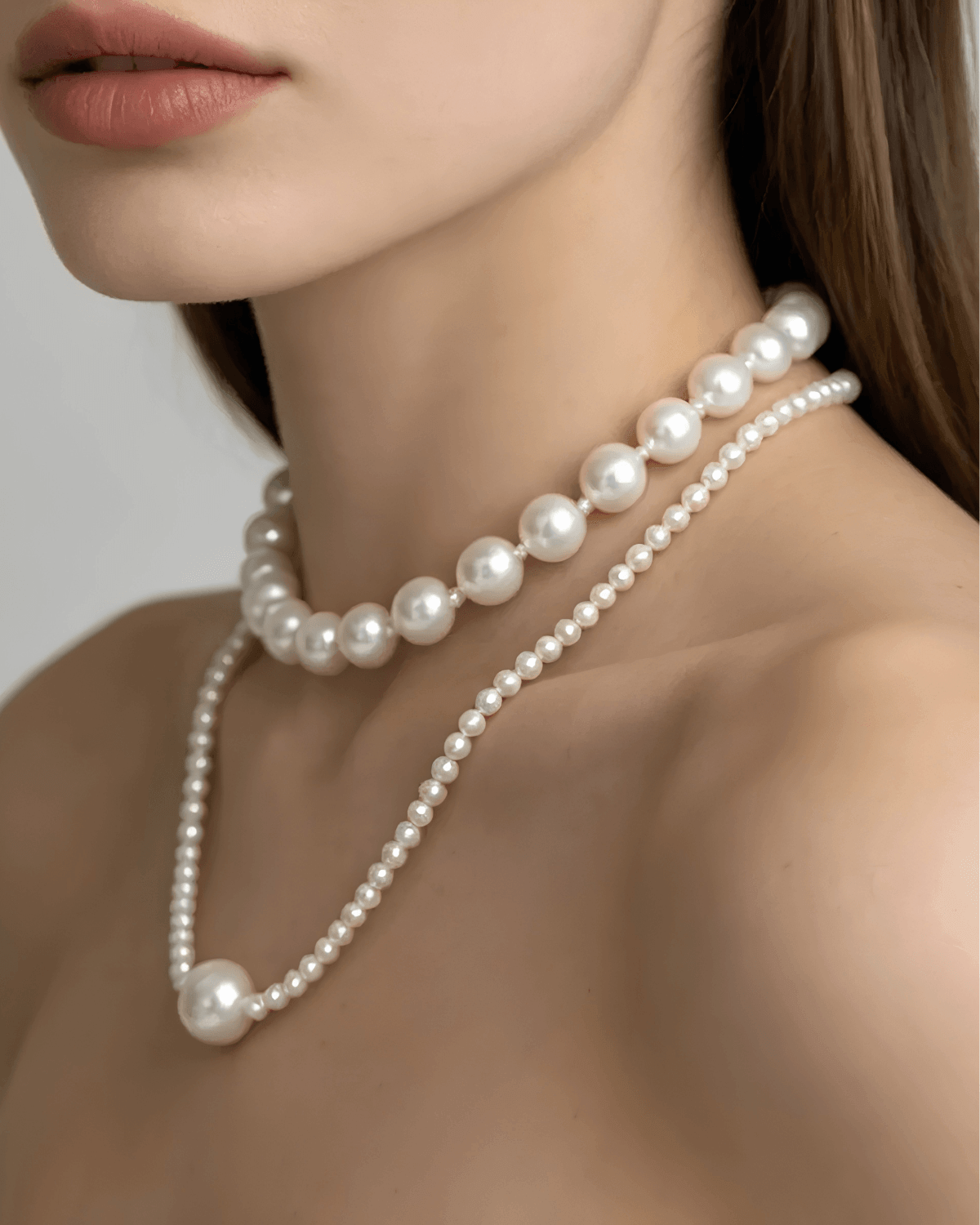 Best Pearl Layered Necklace Women's | Tarnish-Free, Waterproof, Hypoallergenic, Sustainable, High Quality 