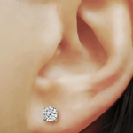 Diamond Gold Stud Earrings, Mason & Madison Co. 