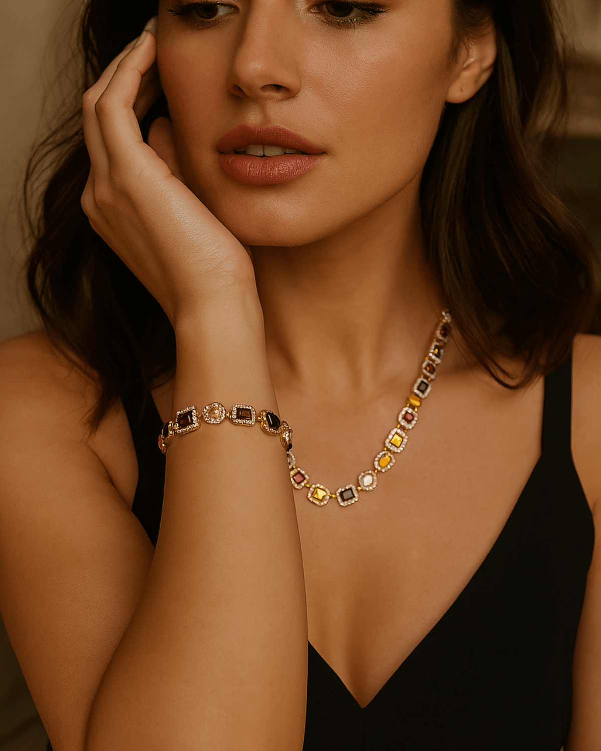 Gold Chunky Chain Bracelet, Best Trending Trendy Gold Chunky Chain Bracelet Gift for Women, Lady, Mother, Wife, Mason & Madison Co.