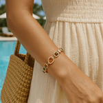Gold Chunky Chain Bracelet, Best Trending Trendy Gold Chunky Chain Bracelet Gift for Women, Lady, Mother, Wife, Mason & Madison Co.