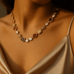 Gold Chunky Chain Necklace, Best Trending Trendy Gold Chunky Chain Necklace Gift for Women, Lady, Mother, Wife, Mason & Madison Co.