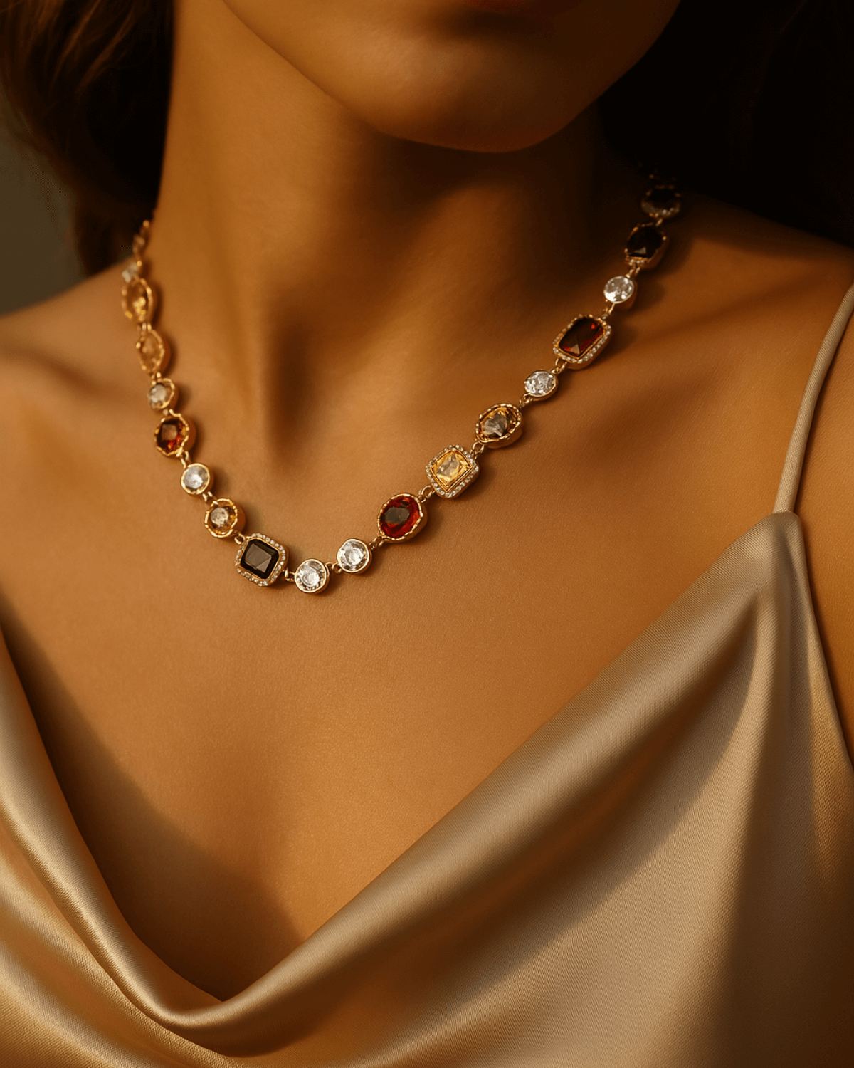 Gold Chunky Chain Necklace, Best Trending Trendy Gold Chunky Chain Necklace Gift for Women, Lady, Mother, Wife, Mason & Madison Co.