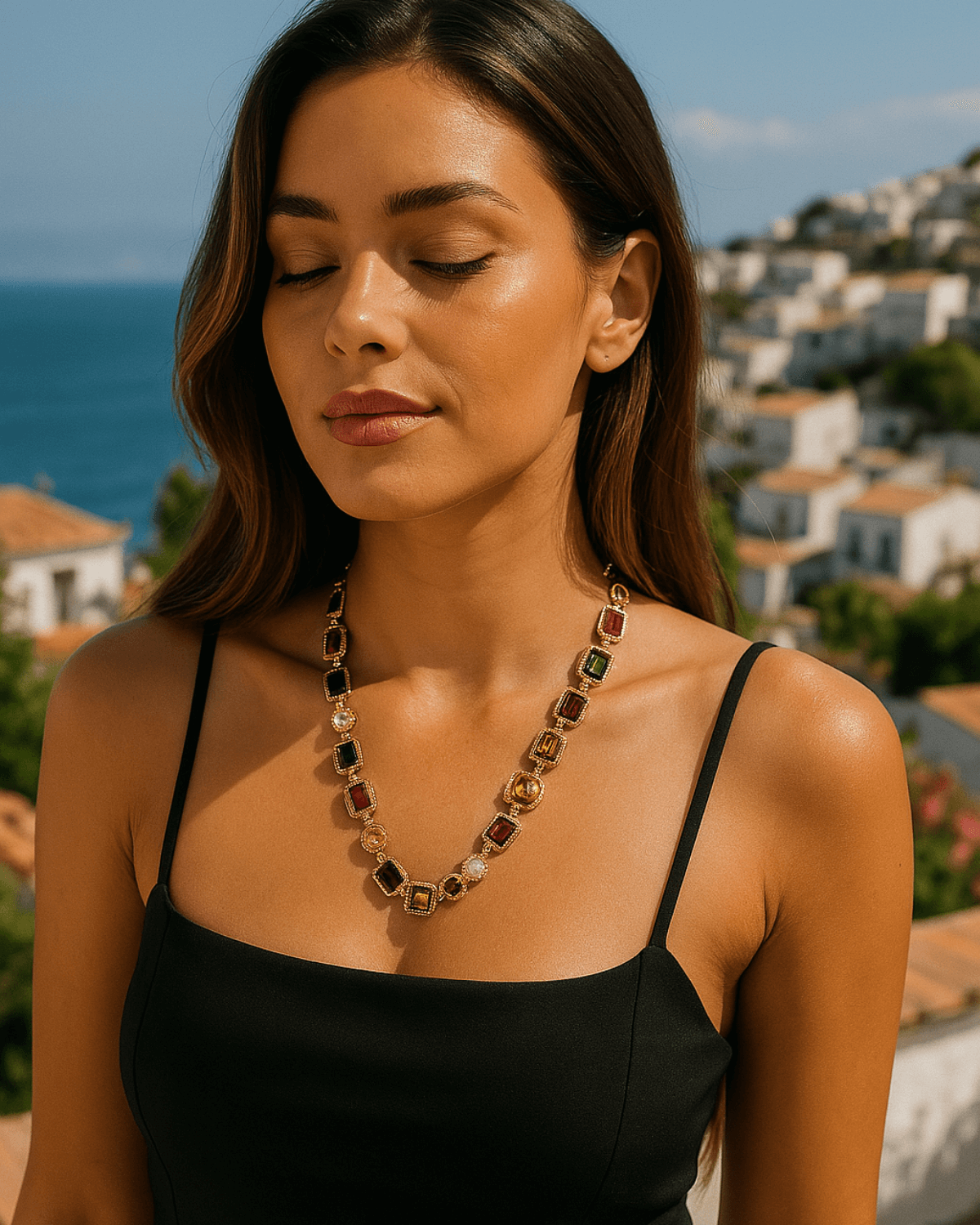 Gold Chunky Chain Necklace, Best Trending Trendy Gold Chunky Chain Necklace Gift for Women, Lady, Mother, Wife, Mason & Madison Co.