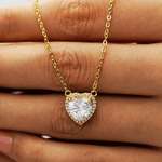 Gold Heart Necklace, Mason & Madison Co. 2 Carat Diamond Gold Heart Necklace