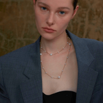 Pearl Long Chain Necklace, Best Trending Trendy Pearl Long Chain Necklace Gift for Women, Lady, Mother, Wife, Mason & Madison Co.