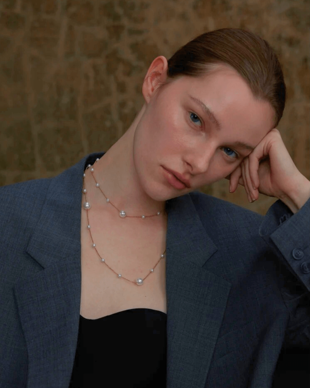 Pearl Long Chain Necklace, Best Trending Trendy Pearl Long Chain Necklace Gift for Women, Lady, Mother, Wife, Mason & Madison Co.