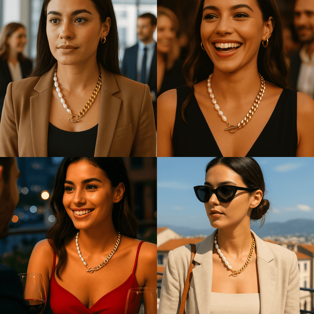 Pearl Necklace, Best Trending Trendy Pearl Necklace Gift for Women, Lady, Mother, Wife, Mason & Madison Co.