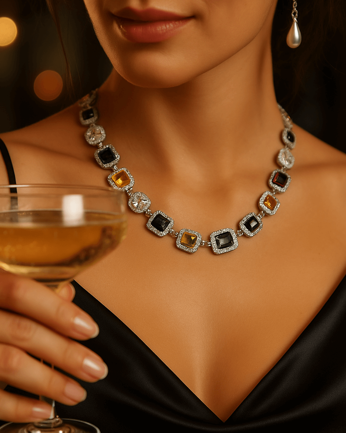 Silver Chunky Chain Necklace, Best Trending Trendy Silver Chunky Chain Necklace Gift for Women, Lady, Mother, Wife, Mason & Madison Co.