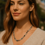 Silver Chunky Chain Necklace, Best Trending Trendy Silver Chunky Chain Necklace Gift for Women, Lady, Mother, Wife, Mason & Madison Co.