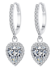 1ct Diamond Heart Earrings Women’s Best Trending Gift for Lady Girl Mother Wife,Birthday Travel Vacation Bridal Wedding Party Daily Office Work School,Spring Summer Fall Winter Holiday Sale,Mason & Madison Co.