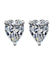 1ct Diamond Heart Stud Earrings Women’s Best Trending Gift for Lady Girl Mother Wife,Birthday Travel Vacation Bridal Wedding Party Daily Office Work School,Spring Summer Fall Winter Holiday Sale,Mason & Madison Co.