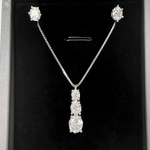 1ct Diamond Necklace Stud Earrings Women’s Best Trending Gift for Lady Girl Mother Wife,Birthday Travel Vacation Bridal Wedding Party Daily Office Work School,Spring Summer Fall Winter Holiday Sale,Mason & Madison Co.