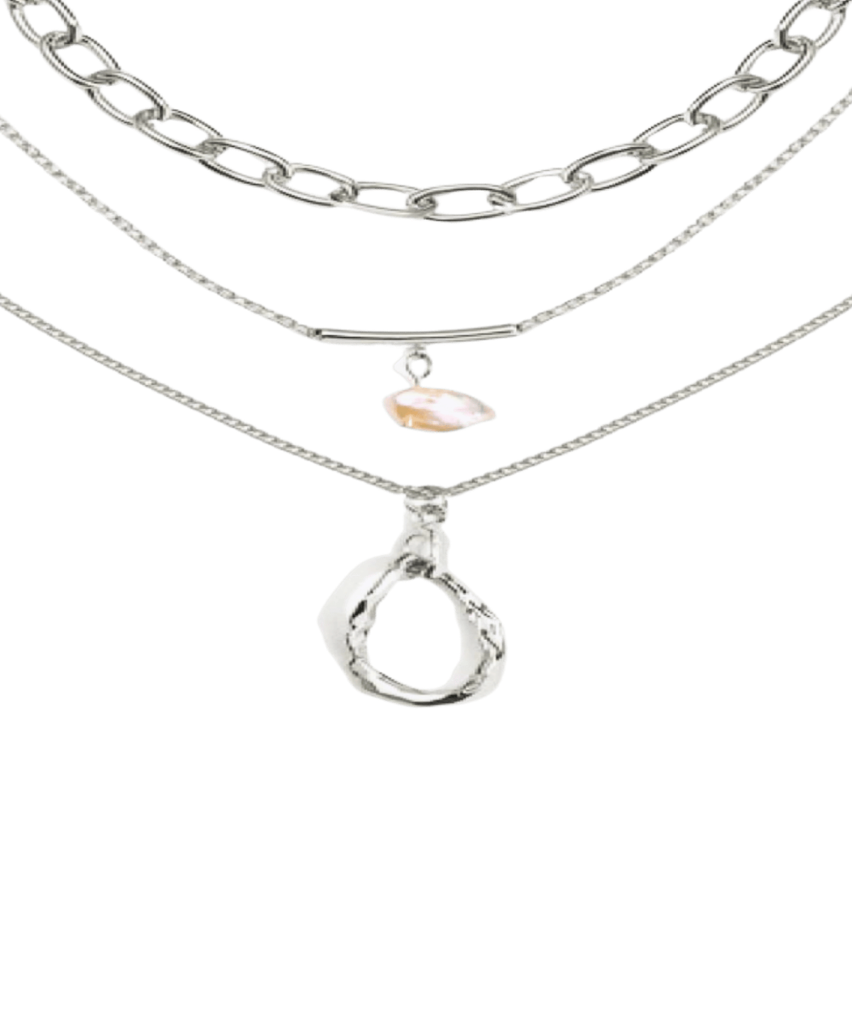 Layered Silver Necklaces Women’s Best Trending Gift for Lady Girl Mother Wife,Birthday Travel Vacation Bridal Wedding Party Daily Office Work School,Spring Summer Fall Winter Holiday Sale,Mason & Madison Co.