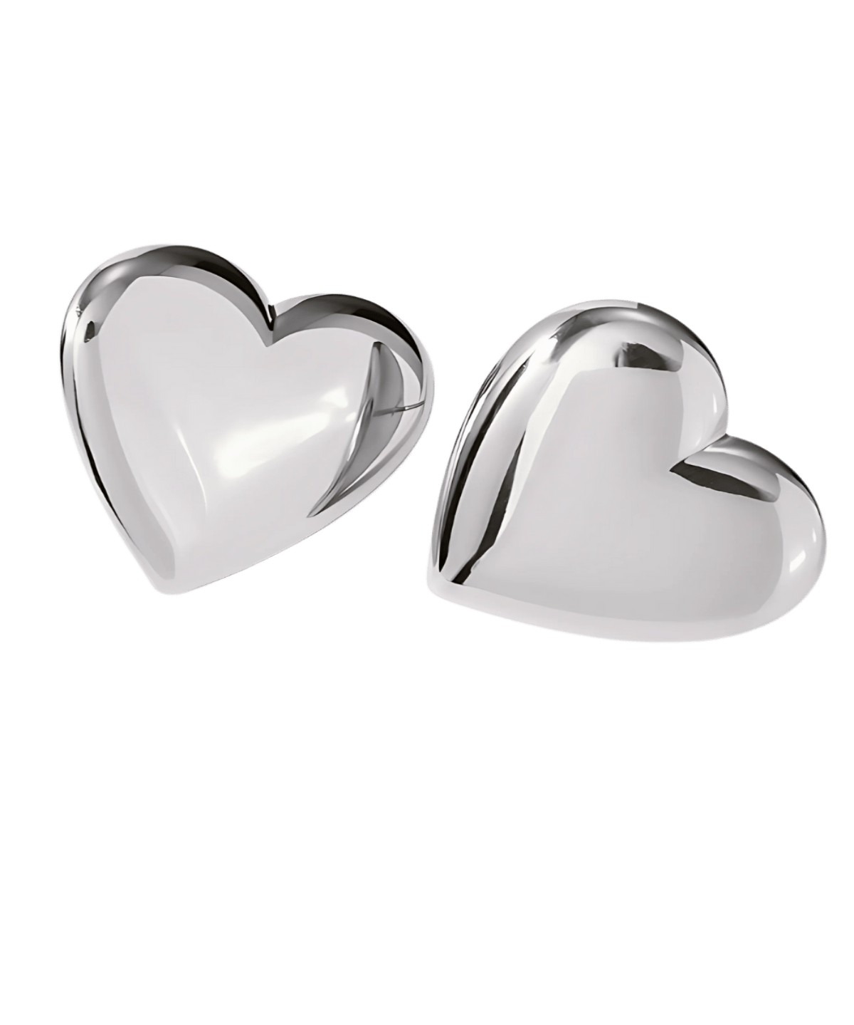 Silver Heart Stud Earrings Women’s Best Trending Gift for Lady Girl Mother Wife,Birthday Travel Vacation Bridal Wedding Party Daily Office Work School,Spring Summer Fall Winter Holiday Sale,Mason & Madison Co.