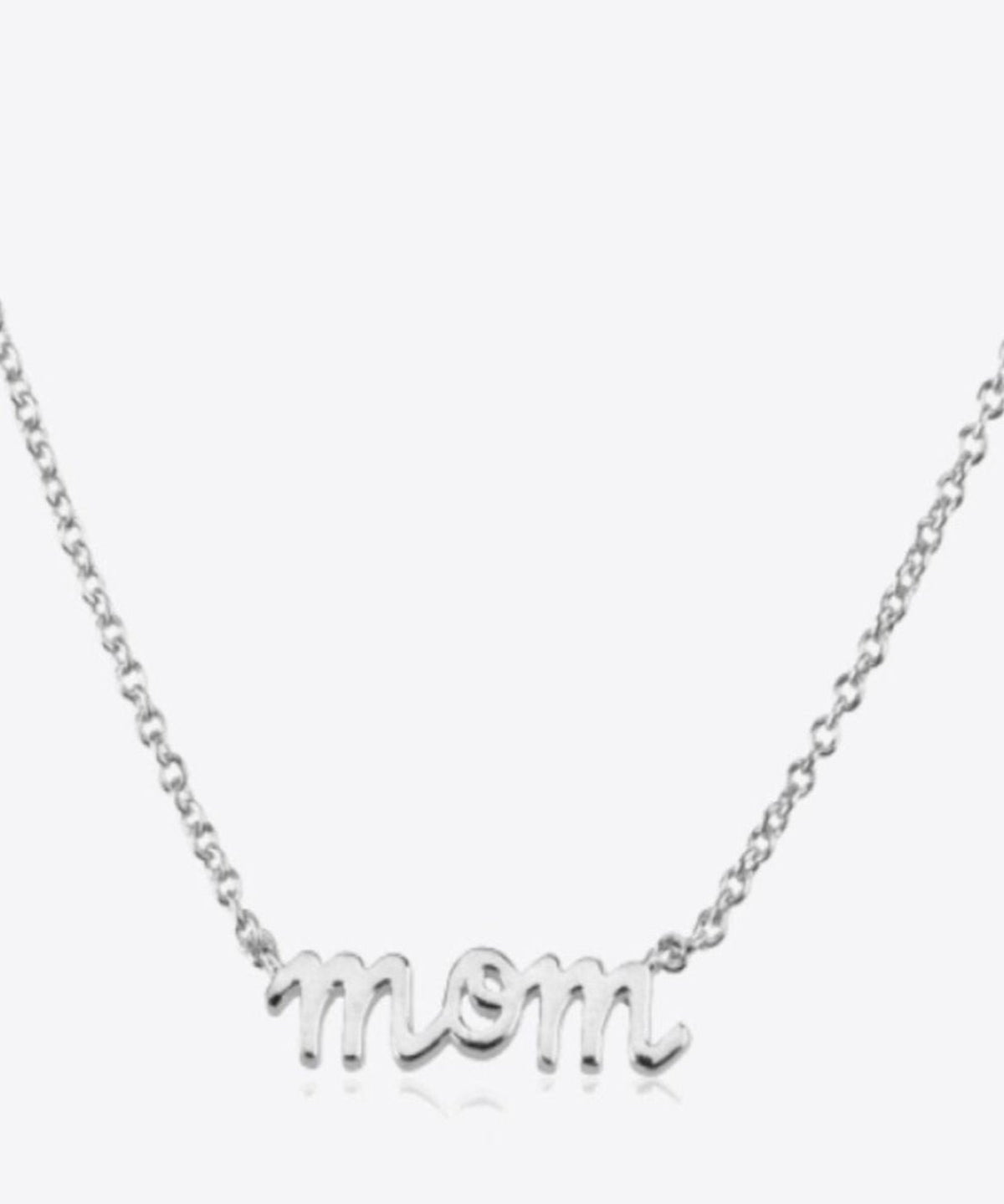 Silver Mom Pendant Necklace Women’s Best Trending Gift for Lady Girl Mother Wife,Birthday Travel Vacation Bridal Wedding Party Daily Office Work School,Spring Summer Fall Winter Holiday Sale,Mason & Madison Co.