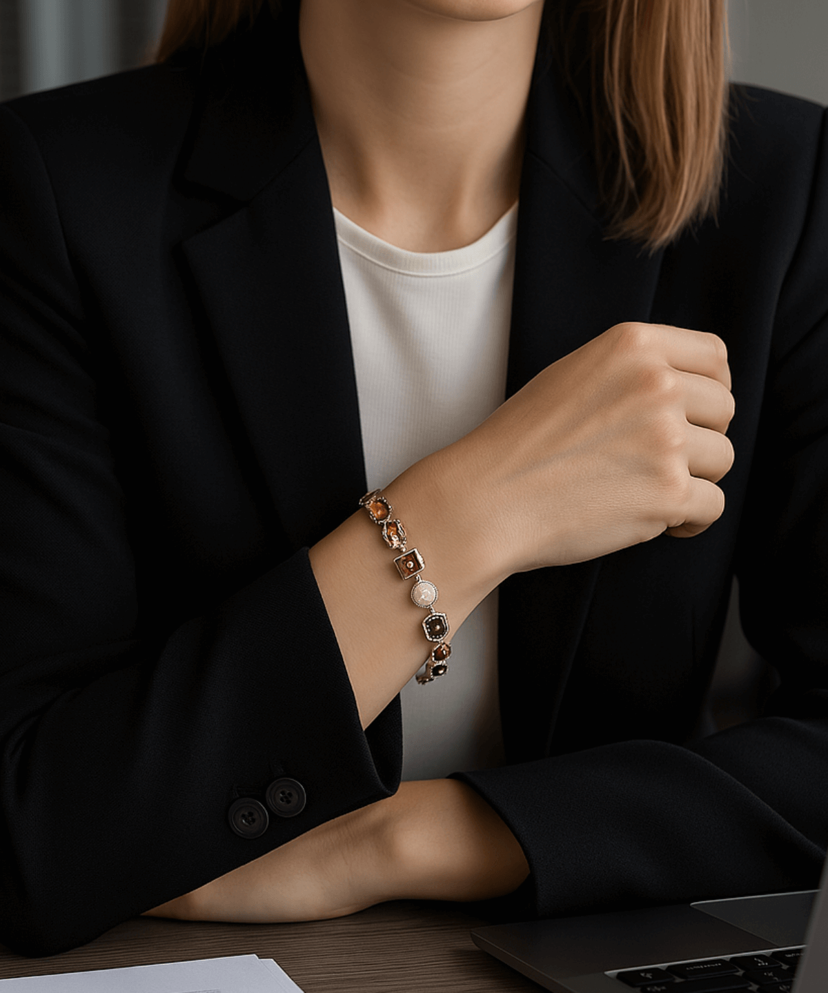 Silver Chunky Chain Bracelet Women’s Best Trending Gift for Lady Girl Mother Wife,Birthday Travel Vacation Bridal Wedding Party Daily Office Work School,Spring Summer Fall Winter Holiday Sale,Mason & Madison Co.