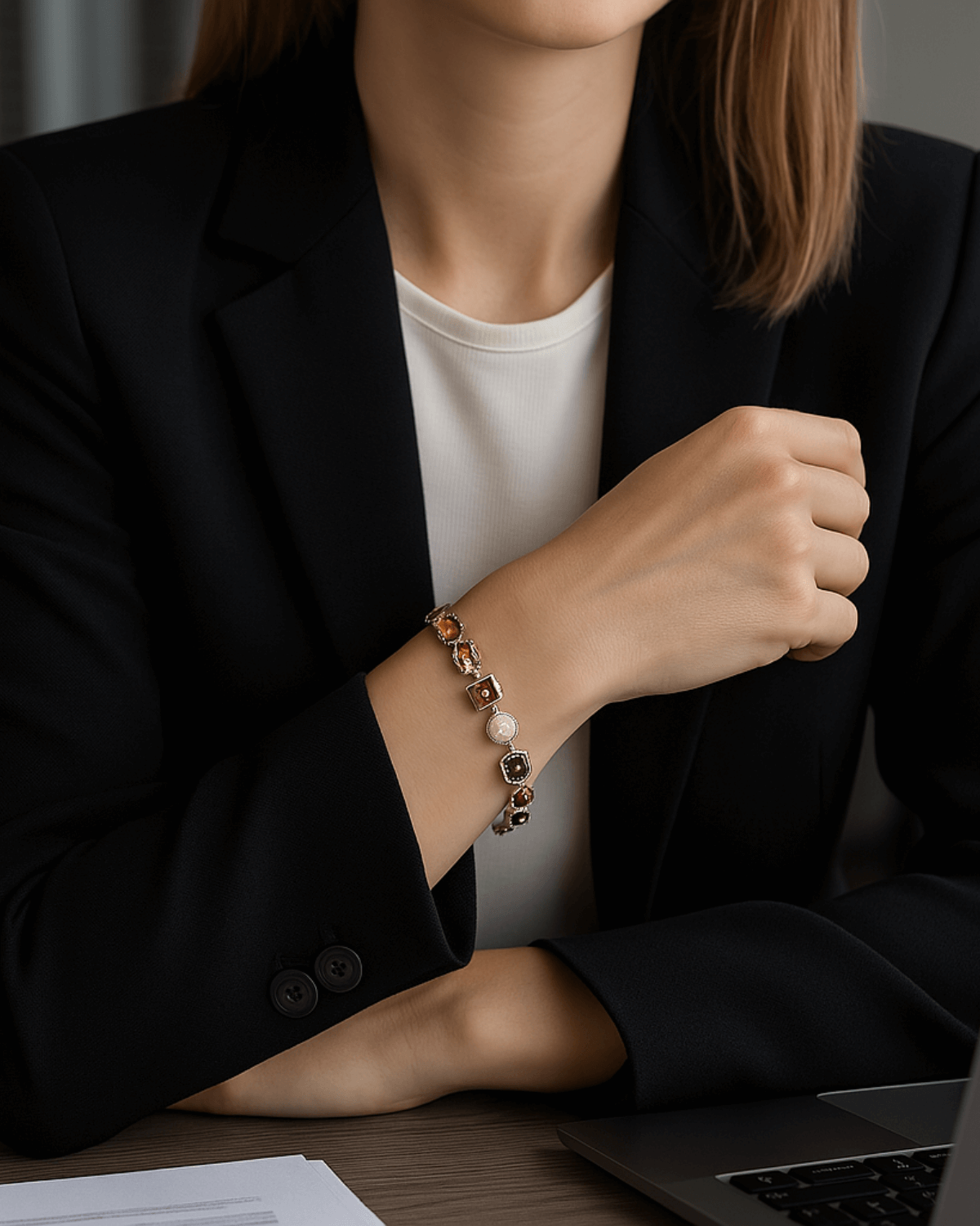 Silver Chunky Chain Bracelet Women’s Best Trending Gift for Lady Girl Mother Wife,Birthday Travel Vacation Bridal Wedding Party Daily Office Work School,Spring Summer Fall Winter Holiday Sale,Mason & Madison Co.