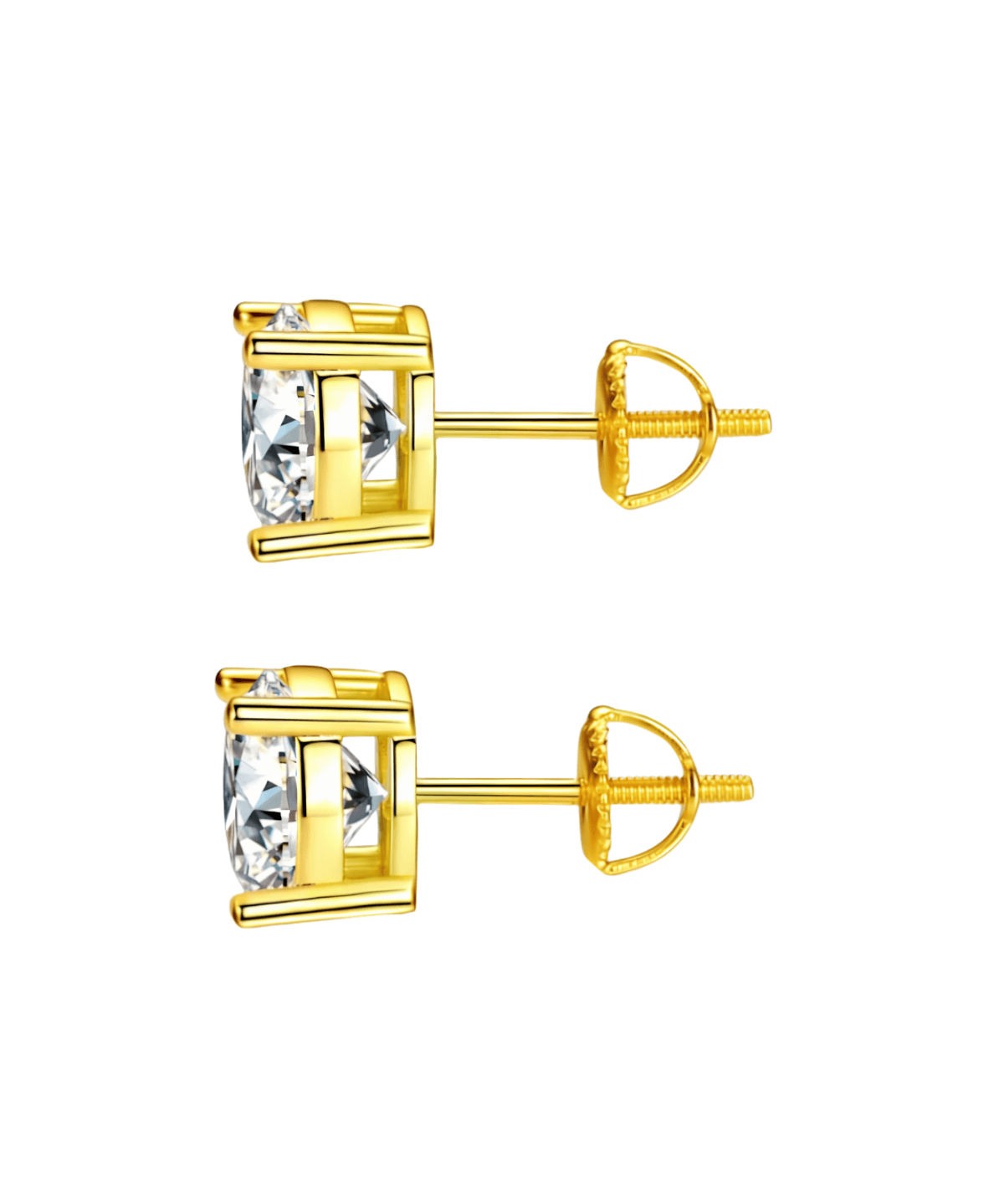 Top Diamond Gold Stud Earrings, Mason & Madison Co. 