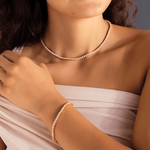 Top Gold Chain Diamond Tennis Necklace Bracelet 18K Women’s Best Trending Gift for Lady Girl Mother Wife,Birthday Travel Vacation Bridal Wedding Party Daily Office Work School,Spring Summer Fall Winter Holiday Sale,Mason & Madison Co.